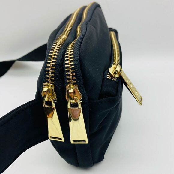 Zorfin Fanny Pack Crossbody Pack Black Nylon - Picture 4 of 12